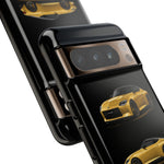 Gold Fairlady Z Classic Sports Car Tough Phone Case - 3 View