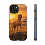 Rhodesian Ridgeback African Savanna Art Tough Phone Case