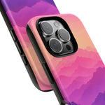 Pastel Mountain Haze Vaporwave Art Tough Phone Case