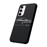 Vintage Galaxie 500 Phone Case | Classic Car Illustration, Black