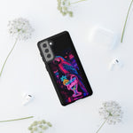 Neon Parrot Cocktails phone case | Tough Cases