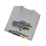 1956 DeSoto Fireflite Classic Car Trio T-Shirt | Vintage Retro Auto Tee
