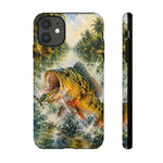 Peacock Bass Fishing Phone Case Angler Tough Cover Gift Art