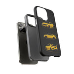 Yellow Type R Sports Car Phone Case Tough JDM Hot Hatch Multi View Print