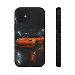 Orange C6 Neon Car Meet Tough Phone Case