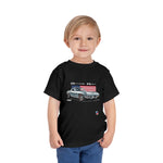 1963 Corvette Sting Ray American Flag Graphic Toddler T-Shirt Classic Car Tee