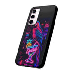 Neon Parrot Cocktails phone case | Tough Cases