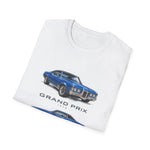 Blue 1970 Grand Prix Car T-Shirt | Classic Auto Trio Illustration