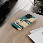 S13 Teal White Pop-up Tough Phone Case for JDM Fans
