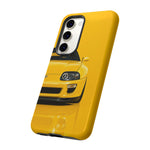 Yellow Supra Phone Case, MK4 90s JDM Legend Tough Protective Cover for Men