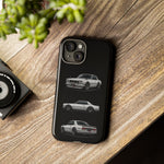 Silver Hakosuka Skyline Classic Sports Car Tough Phone Case for JDM Fans