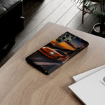 Supra MK4 Orange Touge Night JDM Speed Art Tough Phone Case