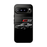 Black C5 Phone Case American Sports Car Tough Cover Gift