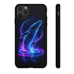 Neon Holographic Whale Phone Case | Tough Case
