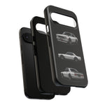 Silver Hakosuka Skyline Classic Sports Car Tough Phone Case for JDM Fans
