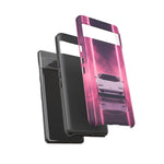 Countach Neon Wedge Phone Case Retro Supercar Tough Case