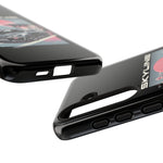 R34 Skyline GT-R Sakura Mountain JDM Tough Phone Case Gift