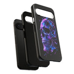 Holographic Skull Phone Case, Shattered Glass Iridescent Cover