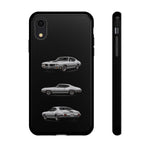 442 Phone Case Silver, Three-View Vector Tough Cover