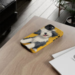 Sheepdog Hair Flip Phone Case Funny Dog Lover Gift
