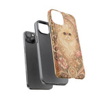 Persian Cat Floral Art Nouveau Tough Phone Case