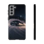 MK4 Supra Snow Drift Night Tough Phone Case