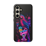 Neon Parrot Cocktails phone case | Tough Cases