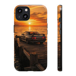 Sunset Skyline R32 on Pier phone case | Tough Covers