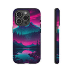2 Rounds Canada Retina Artwork Vaporwave Phone Case – Landscape Aesthetic