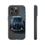 1969 Camaro SS Black Overhead Tough Phone Case Cover Gift Art