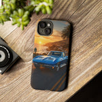 Corvette C2 Sting Ray 1965 Nassau Blue Art Phone Case