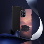 C8 Corvette Silhouette Pastel Horizon Case
