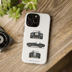 1966 Cobra Blue White Stripe Roadster Tough Phone Case Cover