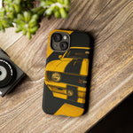 Z28 Yellow Camaro Retro Poster Tough Phone Case