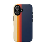 Retro Rainbow Stripe Phone Case | Tough Phone Case