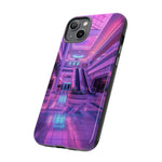 Empty Mall Escalator Vaporwave Art Tough Phone Case