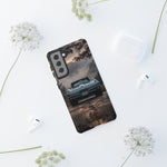 C2 1965 Sting Ray Phone Case, Silver Blue Tough Cover