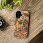 Guilty French Bulldog Phone Case, Confetti Watercolor Cover