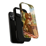 Cocker Spaniel Picnic Scene phone case | vintage dog art
