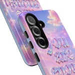 You Are Enough phone case | pastel cloud affirmation protective case