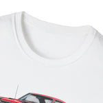 1967 Red GTX Muscle Car T-Shirt | Classic Auto Vintage Trio Tee
