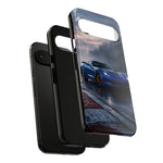 Elkhart Lake Blue C7 Track Attack Dawn Tough Phone Case
