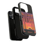Silverado sunset truck Phone Case | Retro pickup silhouette