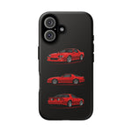 Z28 Red Triview Phone Case Classic Car Illustration