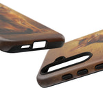 Abyssinian Warm Ticked Portrait Art Tough Phone Case