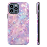 Rhinestone Sparkle Phone Case, Pastel Gradient Cover