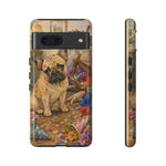 Guilty French Bulldog Phone Case, Confetti Watercolor Cover