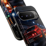 C3 Drag Strip Launch Night Phone Case Muscle Car Tough Case