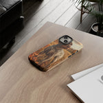 German Wirehaired Pointer Autumn Art Tough Phone Case