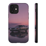 Sunset Skyline GT-R R32 phone case | car reflection, purple dusk